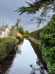 Street view of La Ferte-Alais in France