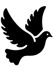 Dove of Peace SVG, Pigeon SVG, Bird SVG, Sparrow SVG, Flying SVG, Stop War SVG, Feathers SVG, Dove of Peace Silhouette, Vector, Clipart, Cut file for Cricut SVG, JPG, PNG