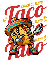 67 Fiesta Flavor_ Celebrating Cinco de Mayo Tshirt - Aesthetic Streetwear Transparent Graphic T-Shirt Design