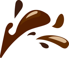 Chocolate Splash Illustration