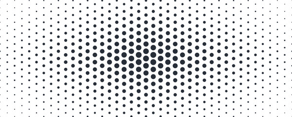 Black white halftone.Background with monochrome dotted texture. Polka dot pattern