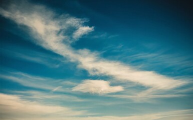 Obraz premium Blue sky with cloud