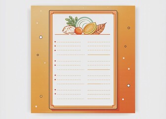 Elegant Food Menu Template, Restaurant cafe menu, template design, Set A4 menu editable vector format