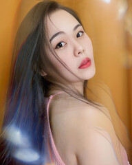 A stunning portrait capturing the ethereal beauty and grace of the subject. 