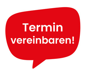 roter CTA Button Sprechblase Bubble