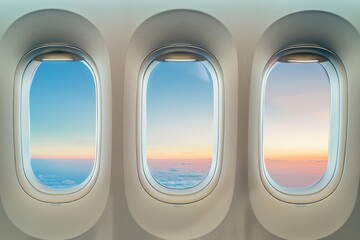 airplane windows view