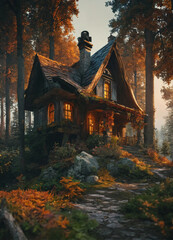 house in the forest