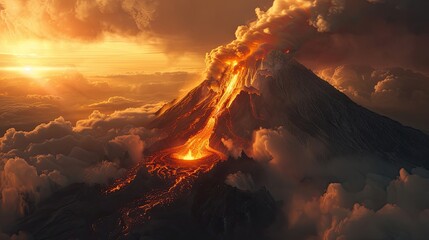 Fototapeta premium Volcano