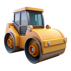 Naklejka premium 3d toy truck isolated on white background.