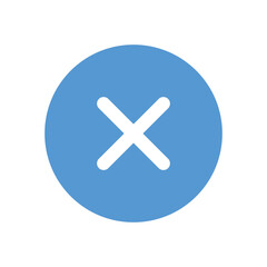 Close flat icon vector