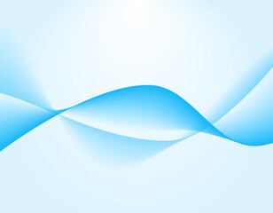 波　ウェーブ背景　青色