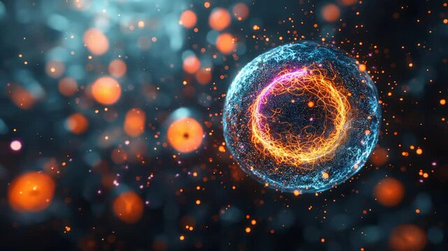 background with space, embrio, video background 