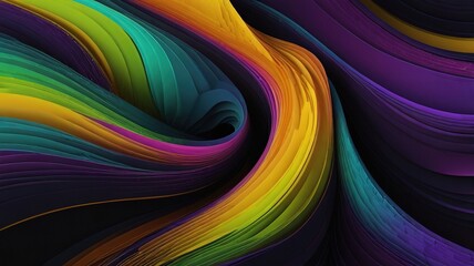 Trendy simple color gradient abstract background with dynamic wave line effect. Vector Illustration For Wallpaper, Banner, Background, Card, Book Illustration, landing page