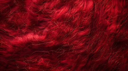 Fototapeta premium Red Felting Wool Background
