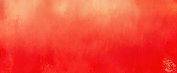 Fototapeta premium Red and orange background with texture and distressed vintage grunge and watercolor paint backdrop