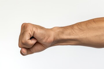 ganglion cyst mans hand white background