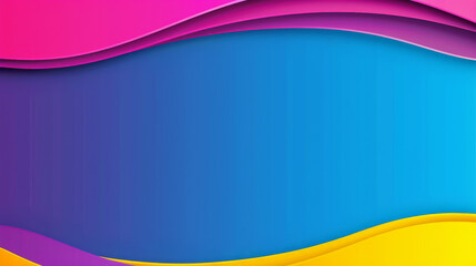 Colorful abstract background with gradients, waves, and organic shapes. Vibrant and dynamic with high contrast, featuring ample negative space for text placement