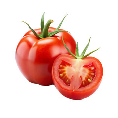 tomato on a white background