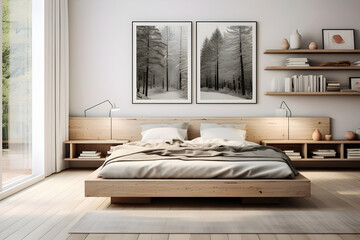  Stylish Scandinavian interior design of modern bedroom