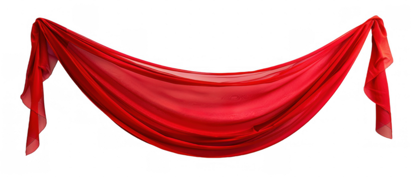 Large Red Hanging Cloth