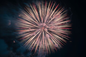 fireworks in the night sky