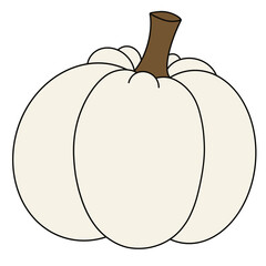 White pumpkin