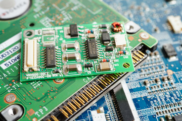 Repairing and upgrade circuit mainboard of notebook, electronic, computer hardware and technology.