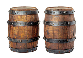 Vintage Wooden Barrels