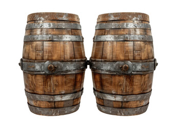 Fototapeta premium Vintage Wooden Barrels