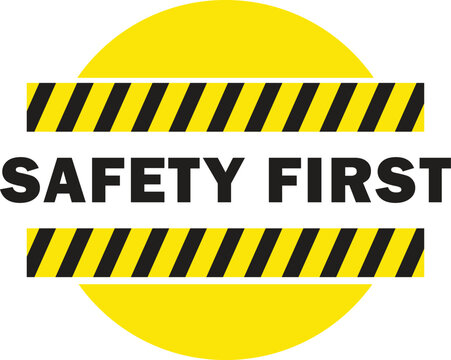 safety first signage ready to print