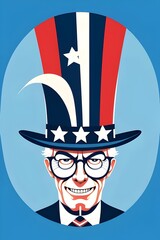 american uncle sam, red, white, blue, united states of america, yankee,  federal government, war, patriotic,  freedom, liberty, independence, flag, stars, stripes, red, white, blue, Yankee, nation