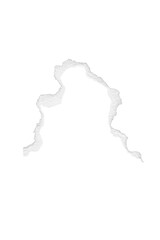 Paper Rips, Torn Cliparts With Ripped Edges. Cutout of paper. Transparent Background, PNG