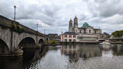 Beautiful Old Cityscape Scenery Church