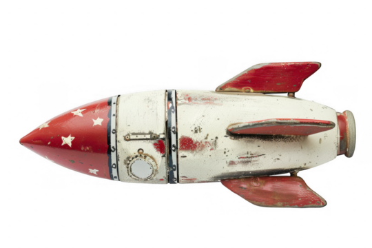 Retro Toy Rocket