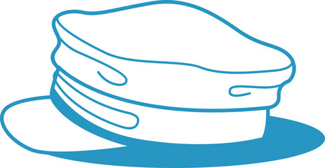 Hat Line Icon Vector Art