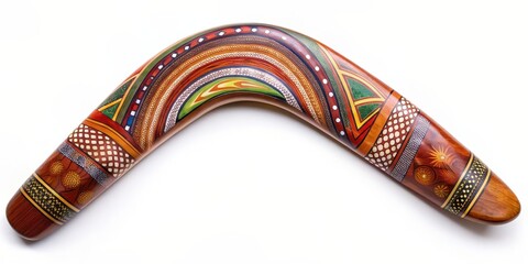 Boomerang isolated on background, boomerang, isolated,background, object, returning, Australian, traditional, throwing