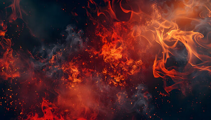 Fototapeta premium fire background