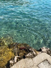 sea and rocks on the beach