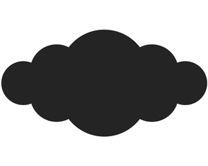 cloud vector. symbol, sign icon