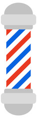 barbershop pole vector.symbol, illustration