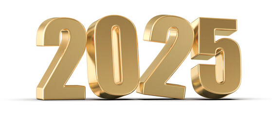 2025 Gold Number 3D