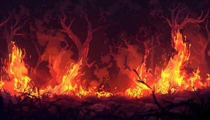 fire background