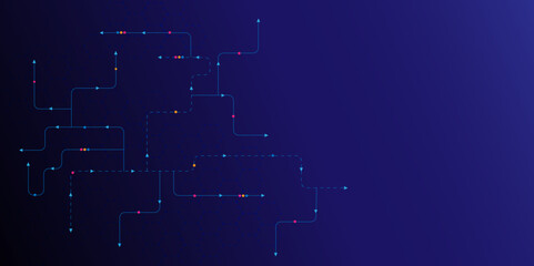 Abstract technology background, Circuit technology background with hi-tech digital data connection system.