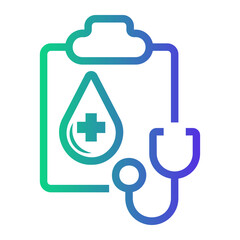 clipboard Line Gradient Icon