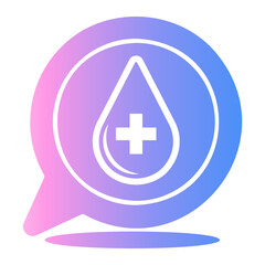 Obraz premium blood Gradient icon