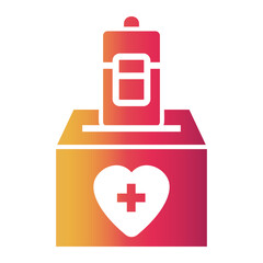 Obraz premium blood Gradient icon