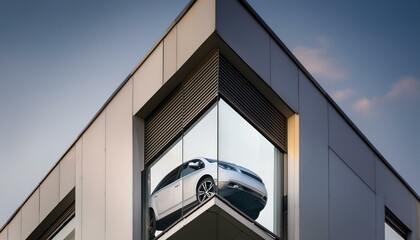 Fototapeta premium building with windows