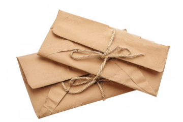 Brown Kraft Paper Envelopes with String Closure