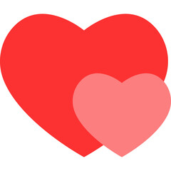 Red Heart, Love, Romance or Valentine's Day Icon
