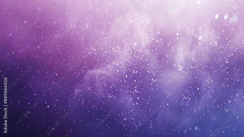 Poster purple and white abstract background with bokeh lights.